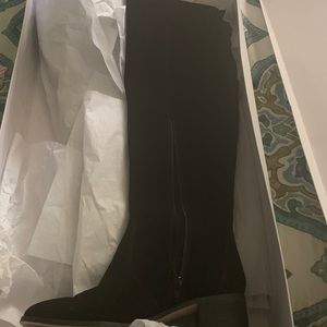 COPY - Corso Como knee high black suede boot. Sz 8 NEW!